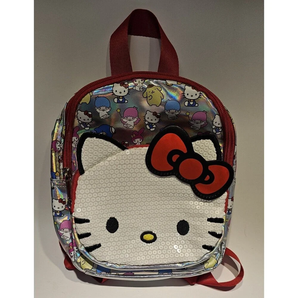 Sanrio Hello Kitty Face Leather Mini Backpack 12
